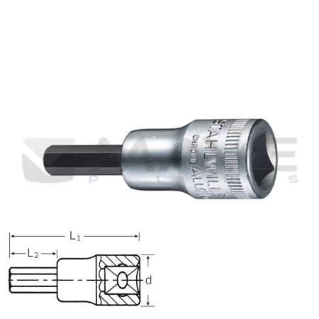 02450020 Nástrčná hlavice INHEX 49a 5/16 "